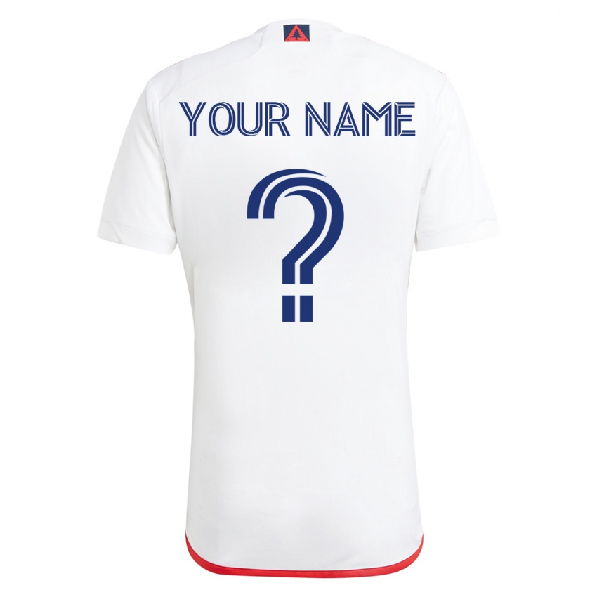 Kinder Ihren Namen #0 Weiß Rot Auswärtstrikot Trikot 2023/24 T-Shirt Österreich