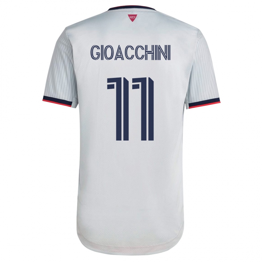 Kinder Nicholas Gioacchini #11 Weiß Auswärtstrikot Trikot 2023/24 T-Shirt Österreich