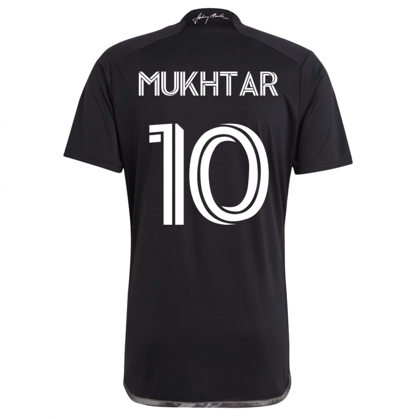 Kinder Hany Mukhtar #10 Schwarz Auswärtstrikot Trikot 2023/24 T-Shirt Österreich