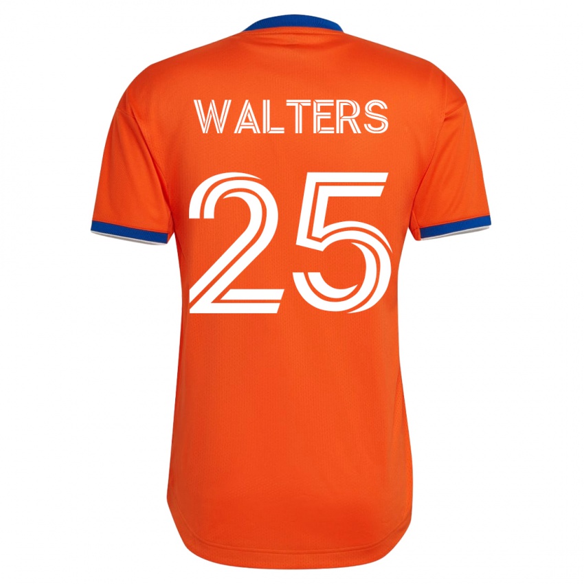 Kinder Paul Walters #25 Weiß Auswärtstrikot Trikot 2023/24 T-Shirt Österreich