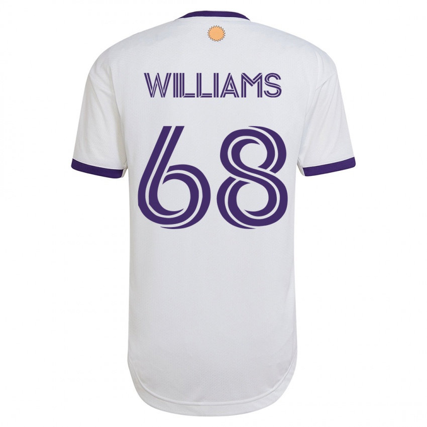 Kinder Thomas Williams #68 Weiß Auswärtstrikot Trikot 2023/24 T-Shirt Österreich