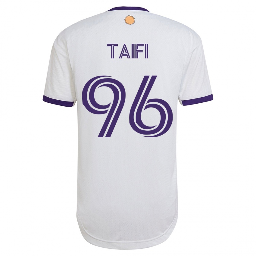 Kinder Zakaria Taifi #96 Weiß Auswärtstrikot Trikot 2023/24 T-Shirt Österreich