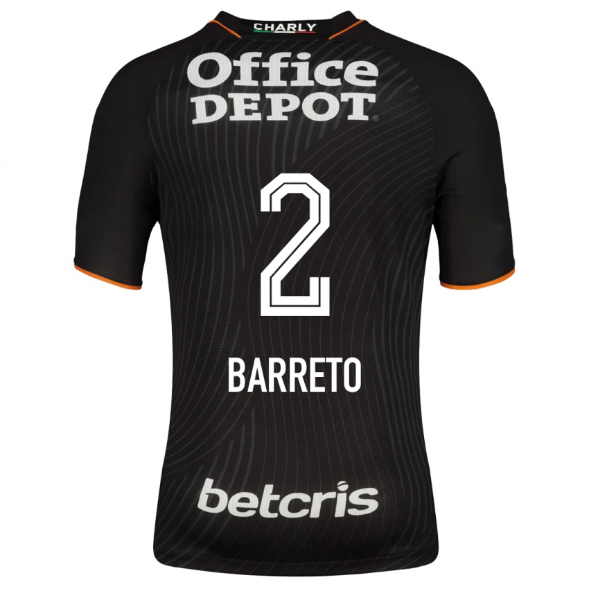 Kinder Sergio Barreto #2 Schwarz Auswärtstrikot Trikot 2023/24 T-Shirt Österreich