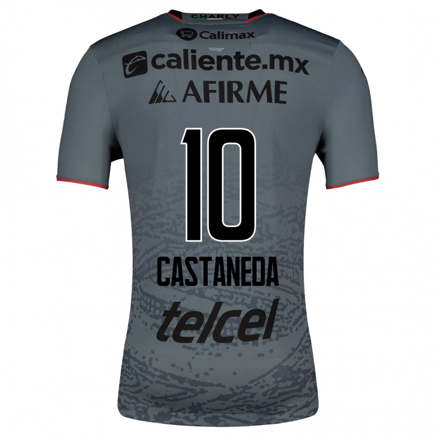 Kinder Kevin Castañeda #10 Grau Auswärtstrikot Trikot 2023/24 T-Shirt Österreich