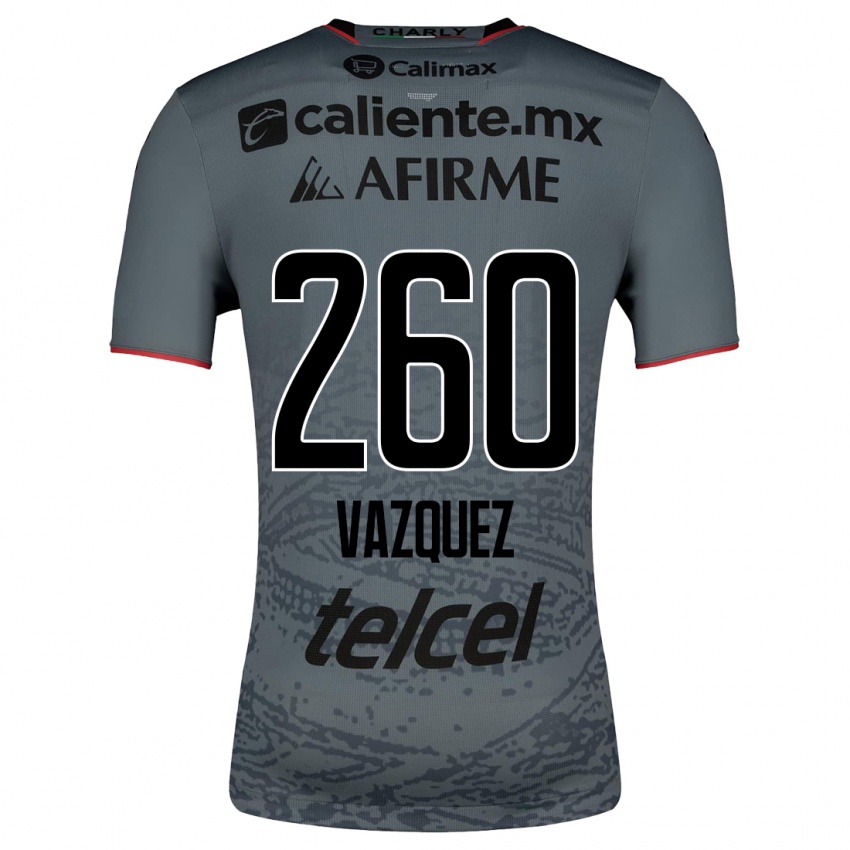 Kinder Octavio Vázquez #260 Grau Auswärtstrikot Trikot 2023/24 T-Shirt Österreich