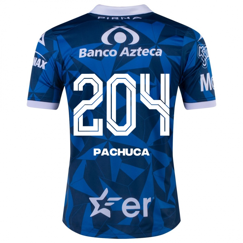 Kinder José Pachuca #204 Blau Auswärtstrikot Trikot 2023/24 T-Shirt Österreich