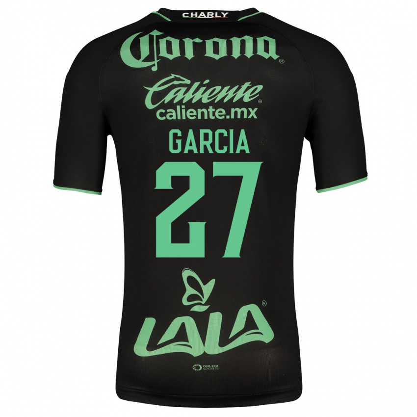 Kinder Joel García #27 Schwarz Auswärtstrikot Trikot 2023/24 T-Shirt Österreich