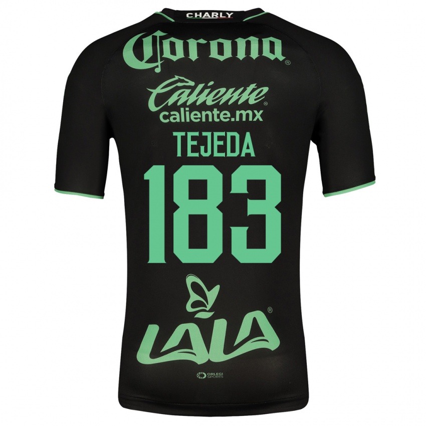 Kinder Juan Tejeda #183 Schwarz Auswärtstrikot Trikot 2023/24 T-Shirt Österreich