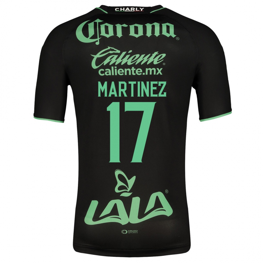 Kinder Marianne Martínez #17 Schwarz Auswärtstrikot Trikot 2023/24 T-Shirt Österreich