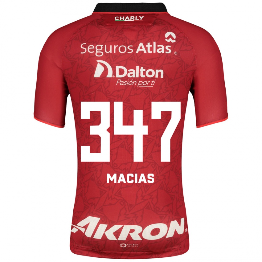 Kinder Ángel Macías #347 Rot Auswärtstrikot Trikot 2023/24 T-Shirt Österreich