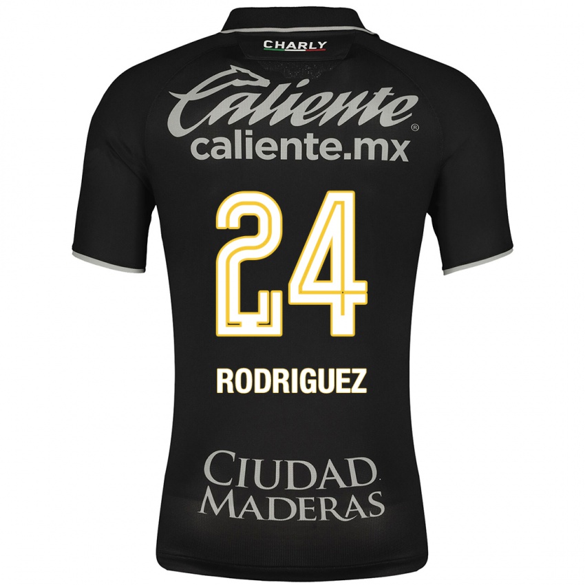 Kinder Osvaldo Rodríguez #24 Schwarz Auswärtstrikot Trikot 2023/24 T-Shirt Österreich