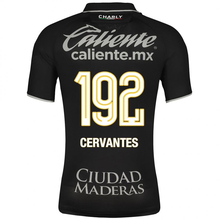 Kinder Luis Cervantes #192 Schwarz Auswärtstrikot Trikot 2023/24 T-Shirt Österreich