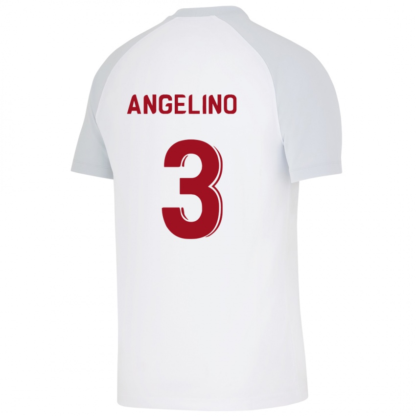 Kinder Angelino #3 Weiß Auswärtstrikot Trikot 2023/24 T-Shirt Österreich