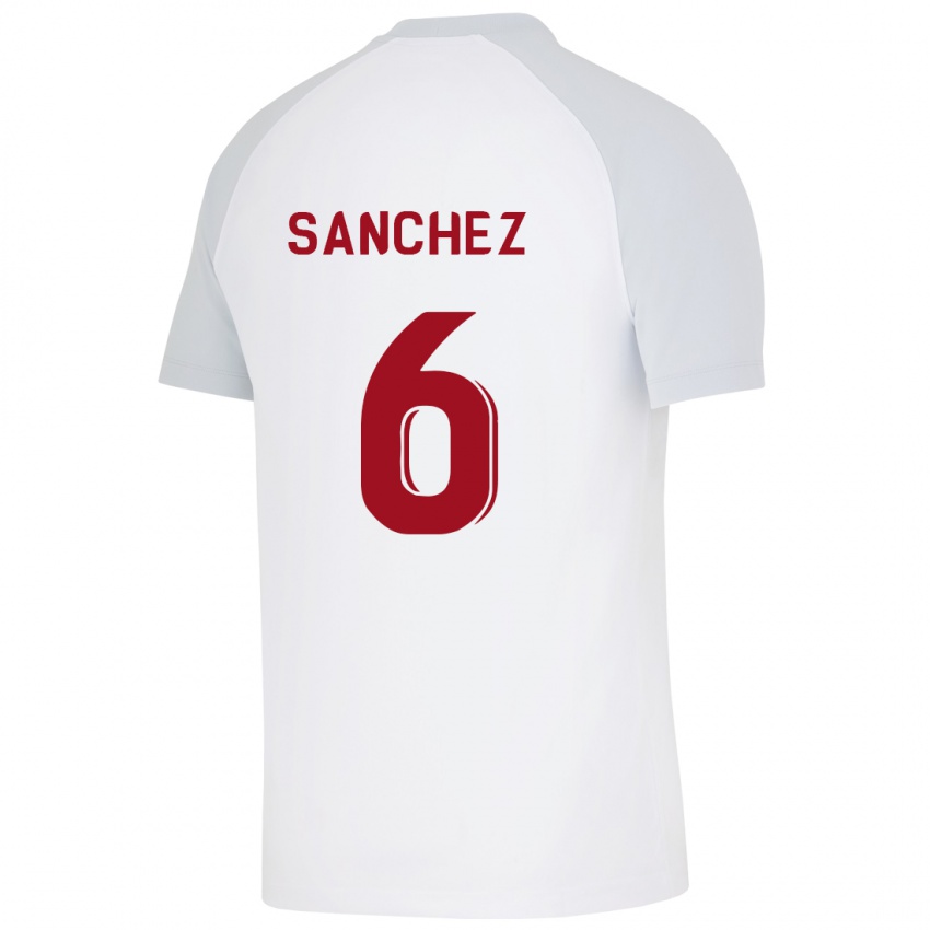 Kinder Davinson Sanchez #6 Weiß Auswärtstrikot Trikot 2023/24 T-Shirt Österreich