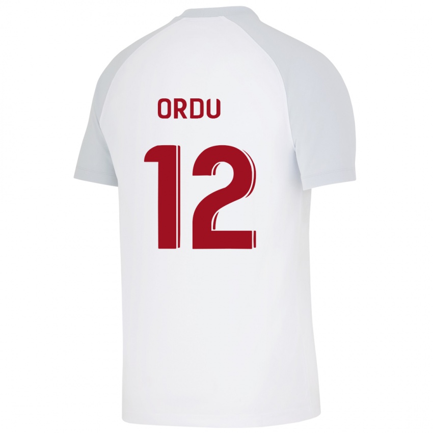 Kinder Atakan Ordu #12 Weiß Auswärtstrikot Trikot 2023/24 T-Shirt Österreich