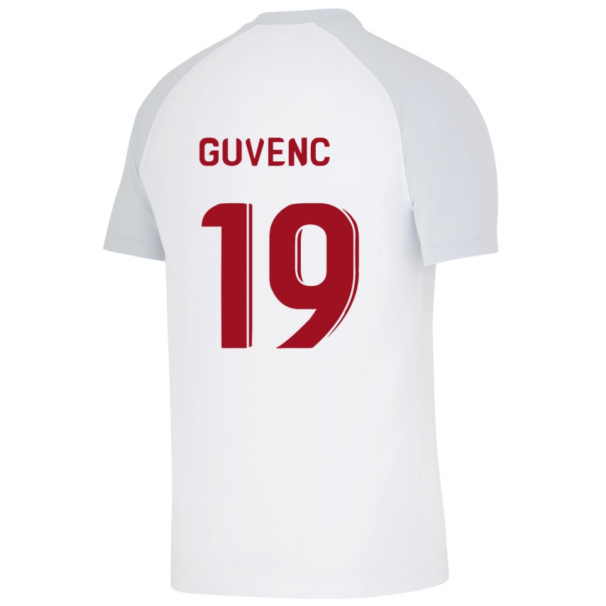 Kinder Günay Güvenç #19 Weiß Auswärtstrikot Trikot 2023/24 T-Shirt Österreich