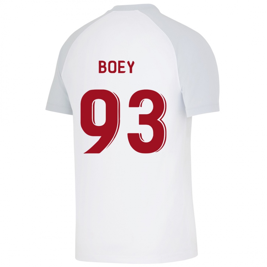 Kinder Sacha Boey #93 Weiß Auswärtstrikot Trikot 2023/24 T-Shirt Österreich