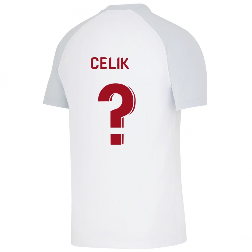 Kinder Berke Celik #0 Weiß Auswärtstrikot Trikot 2023/24 T-Shirt Österreich