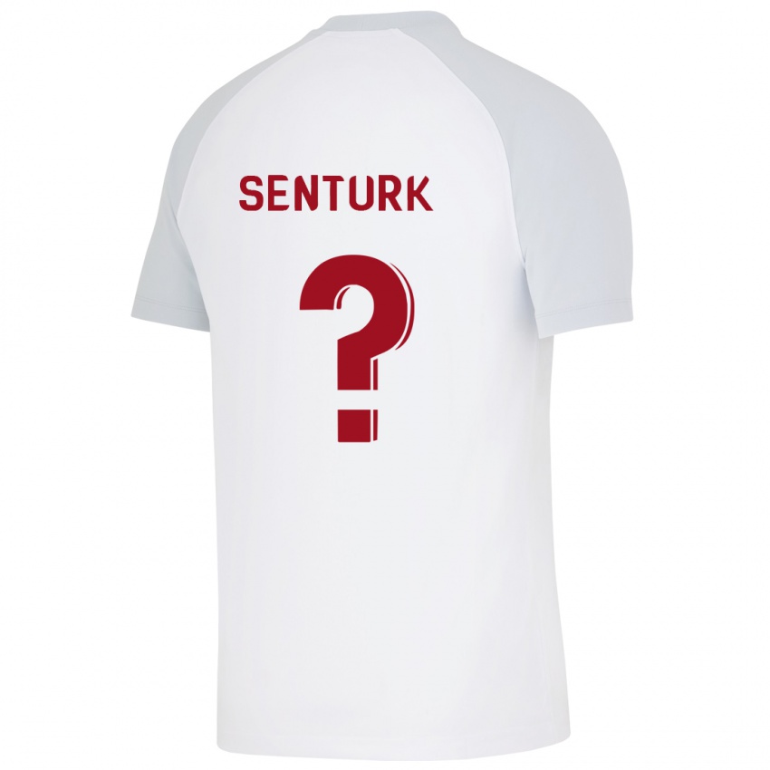 Kinder Haktan Sentürk #0 Weiß Auswärtstrikot Trikot 2023/24 T-Shirt Österreich