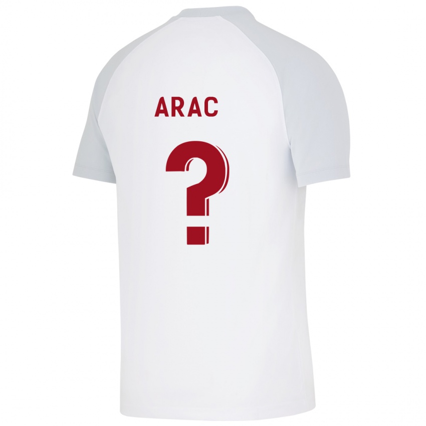 Kinder Ege Arac #0 Weiß Auswärtstrikot Trikot 2023/24 T-Shirt Österreich