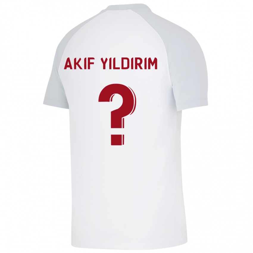 Kinder Mehmet Akif Yıldırım #0 Weiß Auswärtstrikot Trikot 2023/24 T-Shirt Österreich