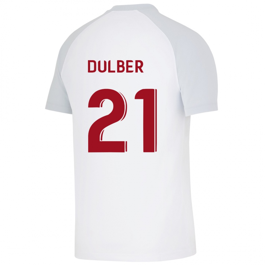 Kinder Didem Dülber #21 Weiß Auswärtstrikot Trikot 2023/24 T-Shirt Österreich