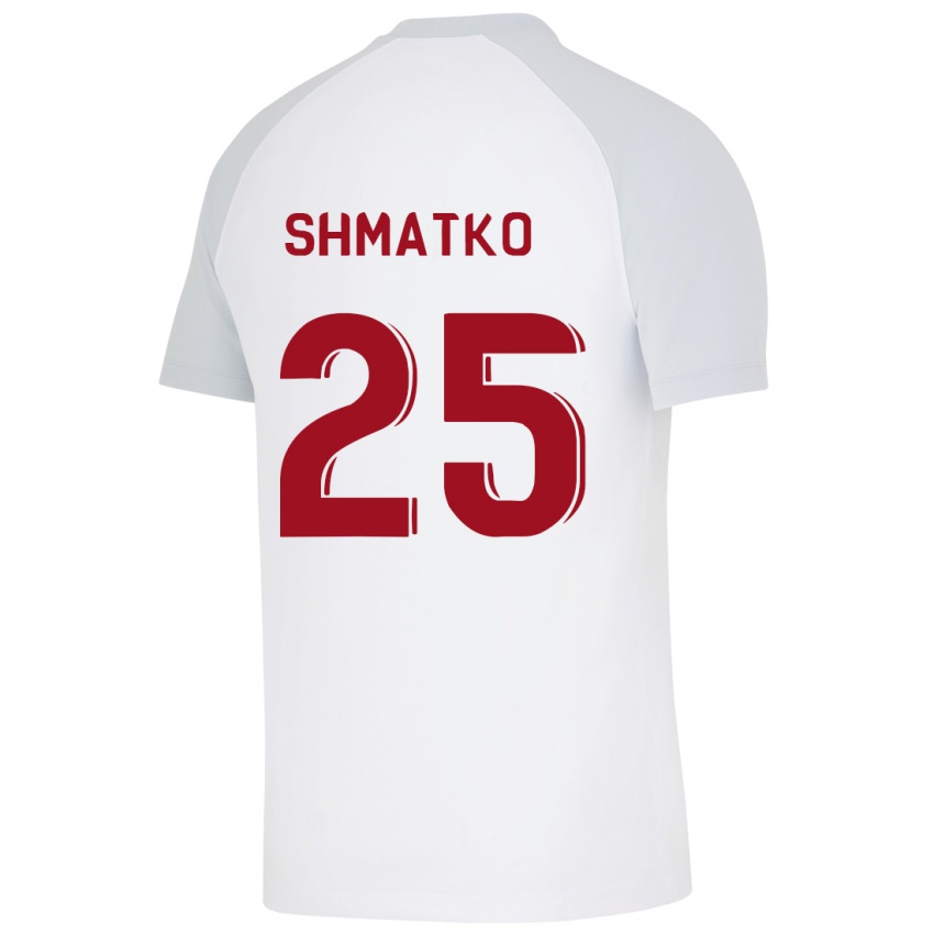 Kinder Lyubov Shmatko #25 Weiß Auswärtstrikot Trikot 2023/24 T-Shirt Österreich