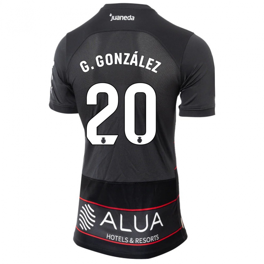 Kinder Giovanni González #20 Schwarz Auswärtstrikot Trikot 2023/24 T-Shirt Österreich