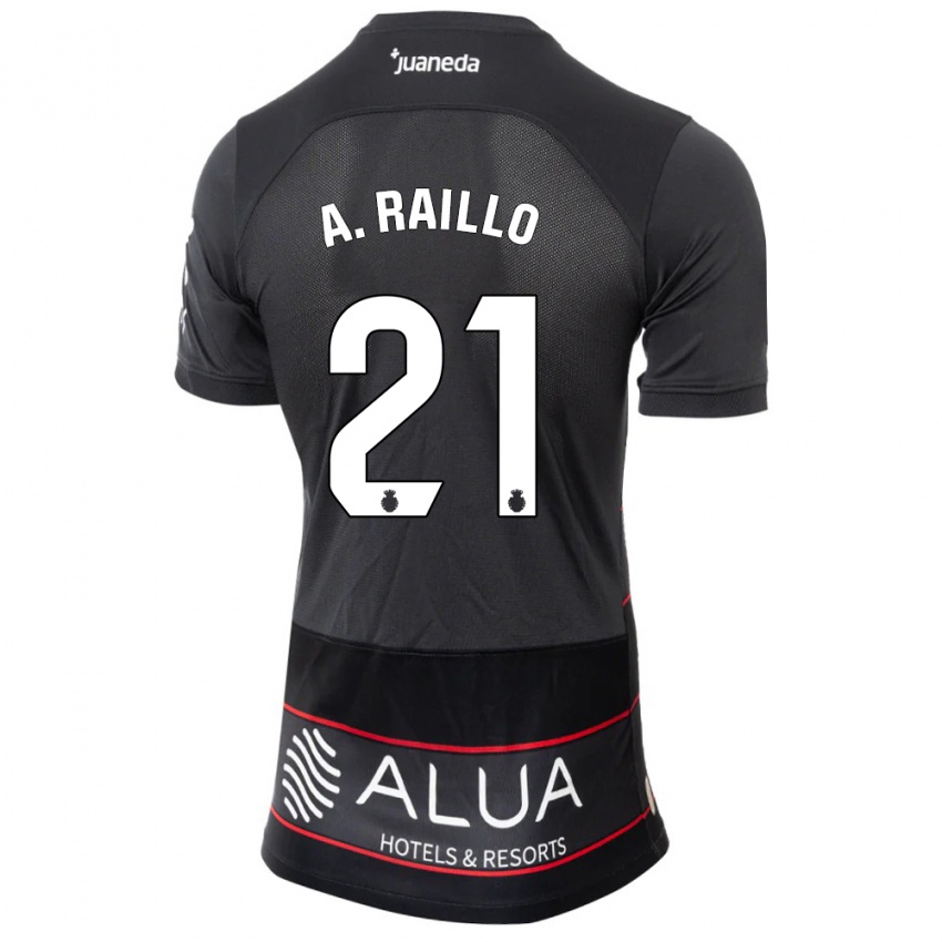 Kinder Antonio Raíllo #21 Schwarz Auswärtstrikot Trikot 2023/24 T-Shirt Österreich