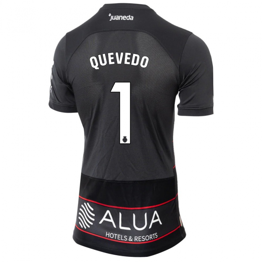 Kinder Alex Quevedo #1 Schwarz Auswärtstrikot Trikot 2023/24 T-Shirt Österreich