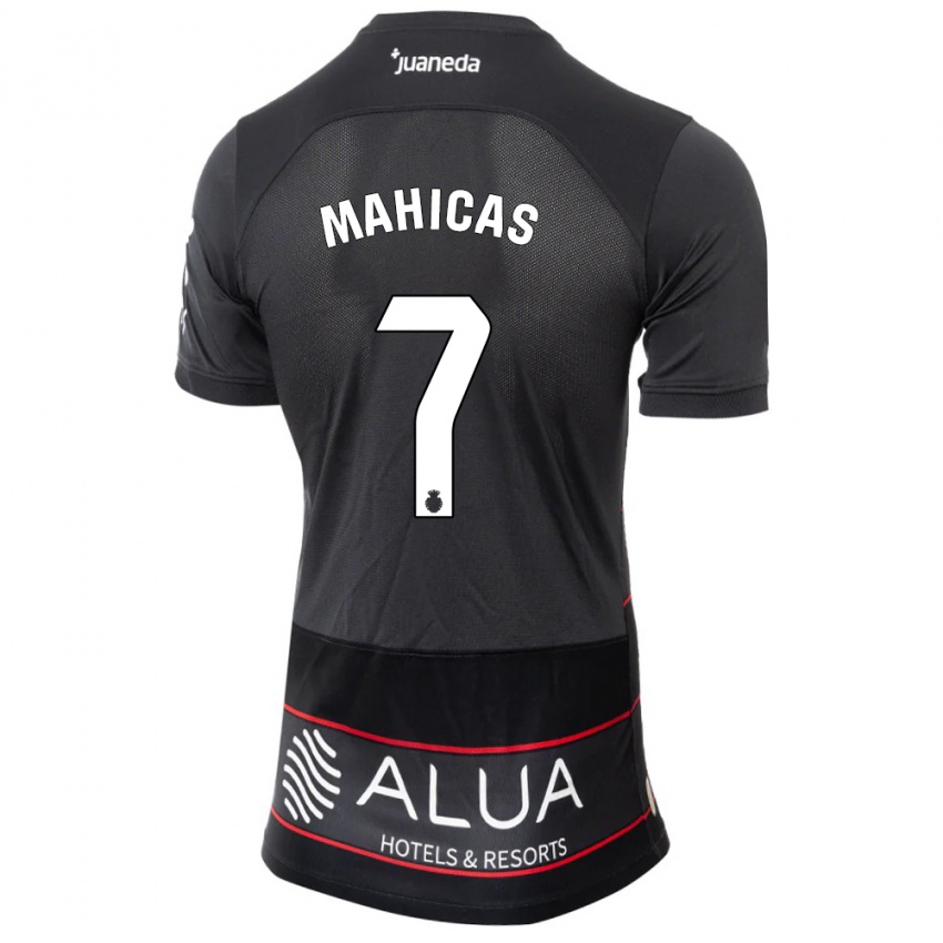 Kinder Julián Mahicas #7 Schwarz Auswärtstrikot Trikot 2023/24 T-Shirt Österreich