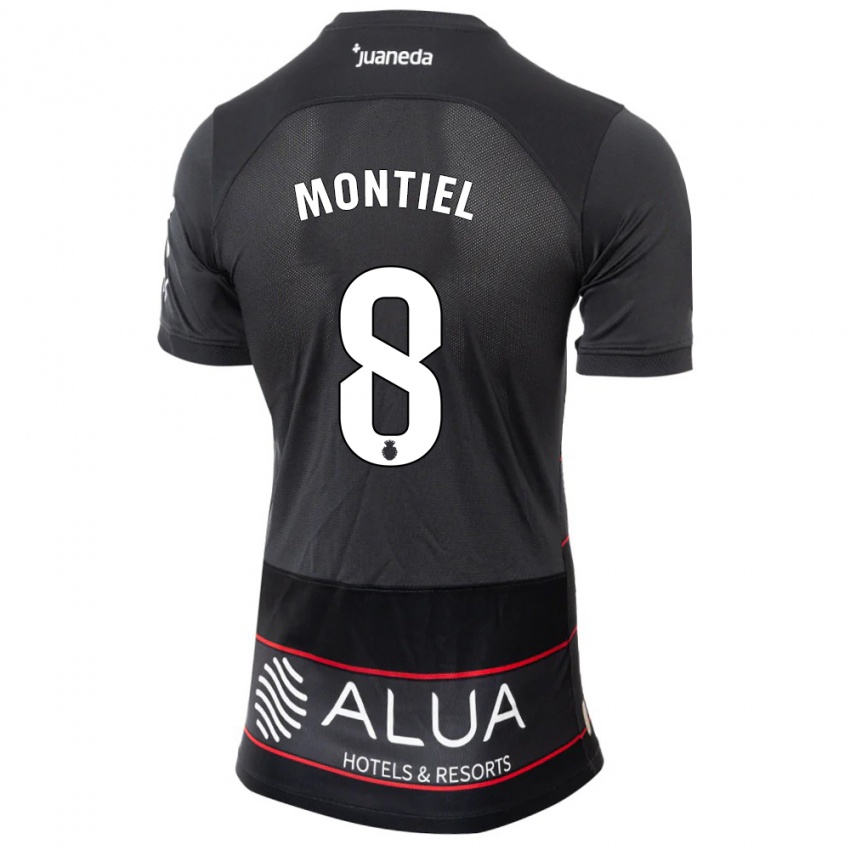 Kinder Luis Montiel #8 Schwarz Auswärtstrikot Trikot 2023/24 T-Shirt Österreich