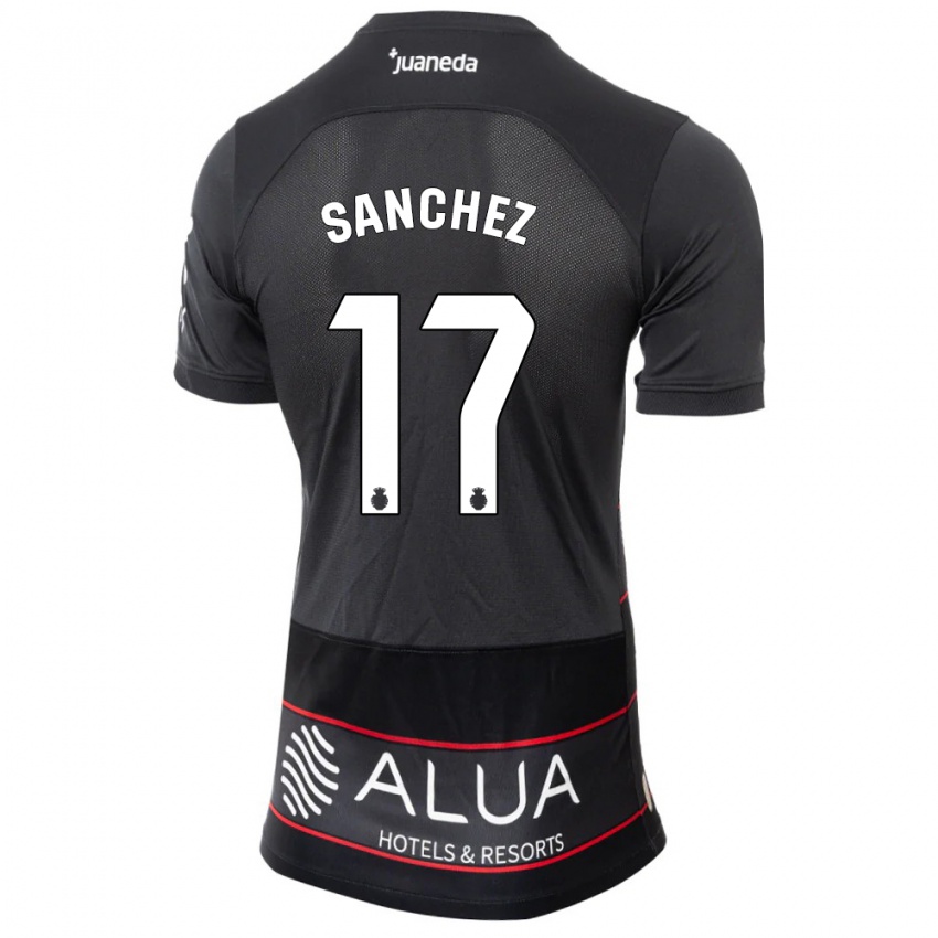 Kinder Avelino Sánchez #17 Schwarz Auswärtstrikot Trikot 2023/24 T-Shirt Österreich