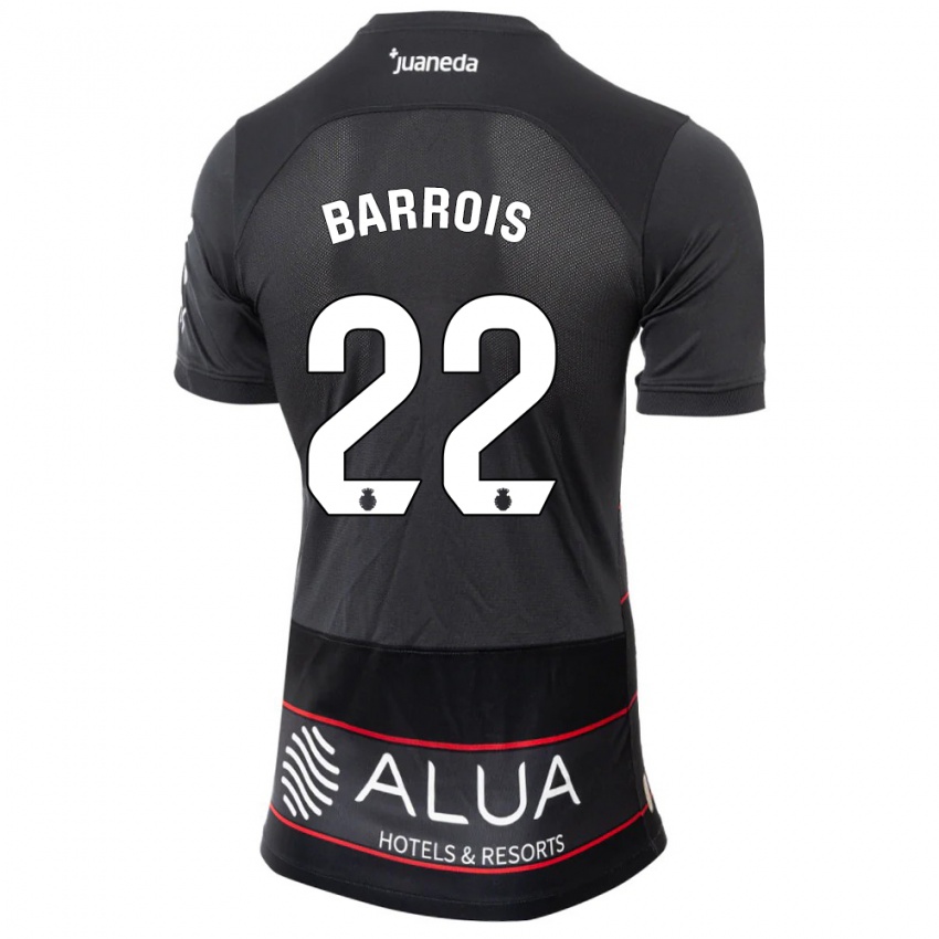 Kinder Eliott Barrois #22 Schwarz Auswärtstrikot Trikot 2023/24 T-Shirt Österreich