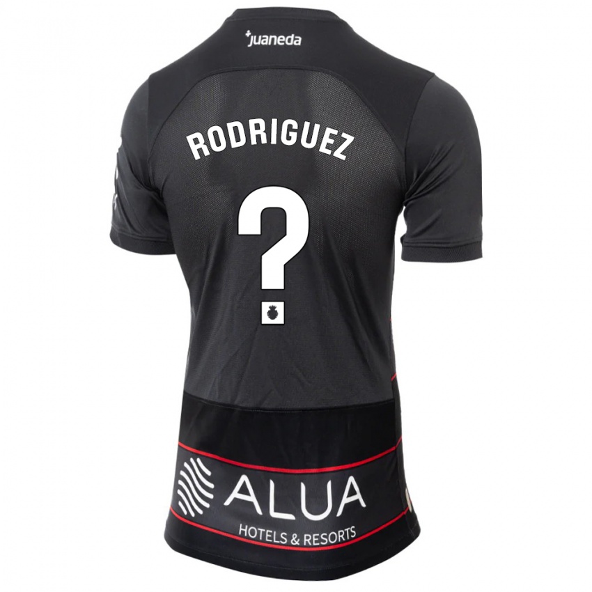 Kinder Gabriel Rodríguez #0 Schwarz Auswärtstrikot Trikot 2023/24 T-Shirt Österreich