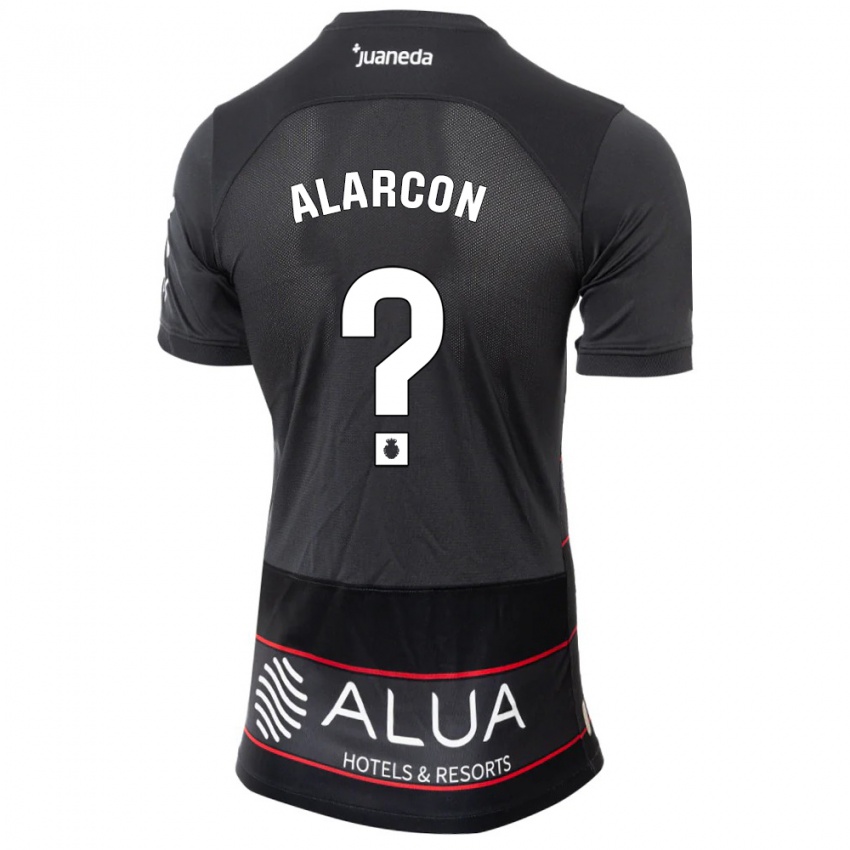 Kinder Raúl Alarcón #0 Schwarz Auswärtstrikot Trikot 2023/24 T-Shirt Österreich