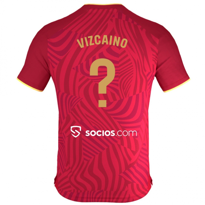 Kinder Nacho Vizcaíno #0 Rot Auswärtstrikot Trikot 2023/24 T-Shirt Österreich