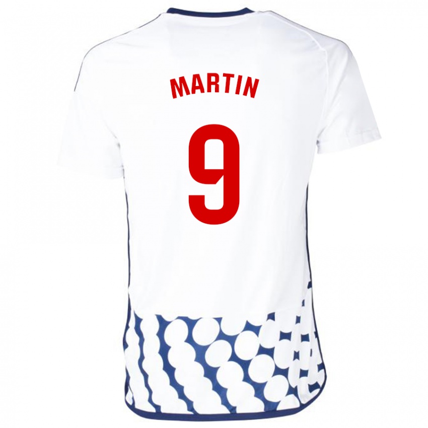 Kinder Carlos Martin #9 Weiß Auswärtstrikot Trikot 2023/24 T-Shirt Österreich