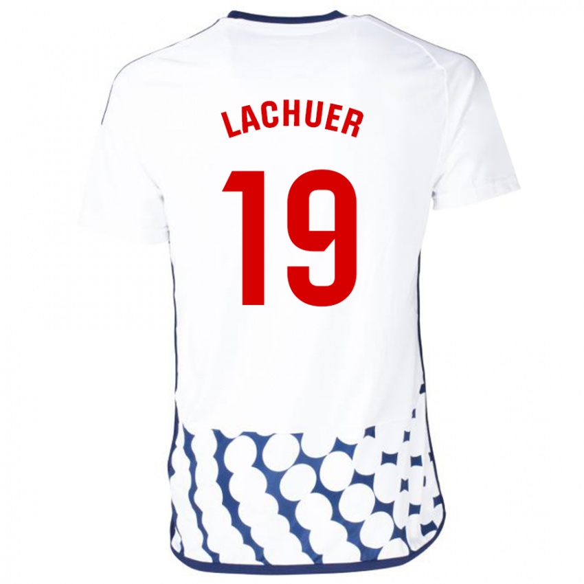 Kinder Mathis Lachuer #19 Weiß Auswärtstrikot Trikot 2023/24 T-Shirt Österreich