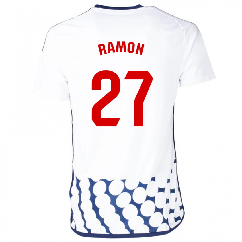 Kinder Pablo Ramón #27 Weiß Auswärtstrikot Trikot 2023/24 T-Shirt Österreich