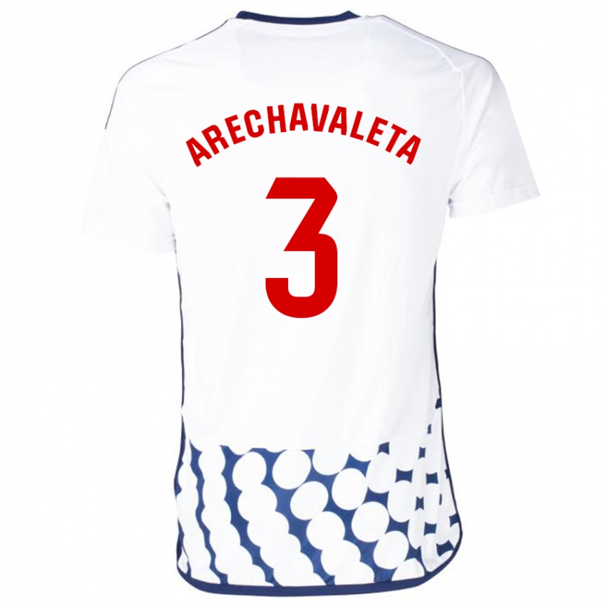 Kinder Jorge Arechavaleta #3 Weiß Auswärtstrikot Trikot 2023/24 T-Shirt Österreich