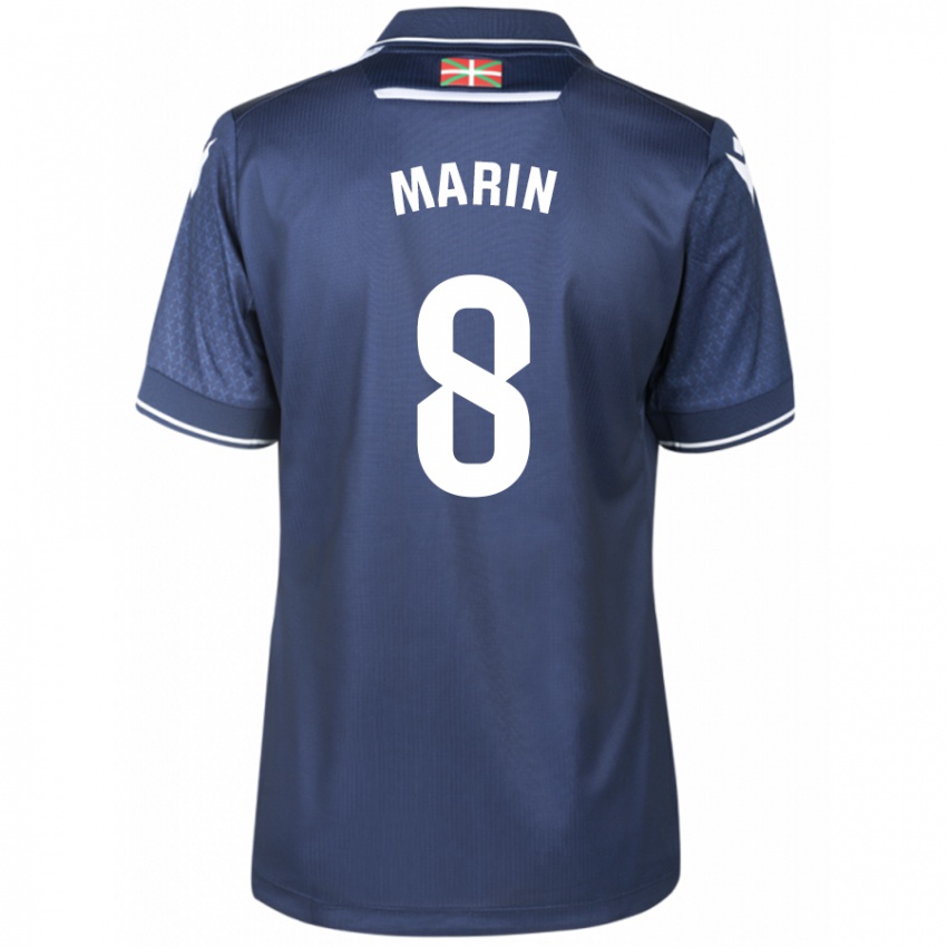 Kinder Pablo Marín #8 Marine Auswärtstrikot Trikot 2023/24 T-Shirt Österreich