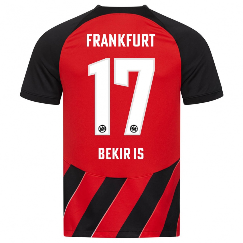 Herren Eba Bekir Is #17 Rot Schwarz Heimtrikot Trikot 2023/24 T-Shirt Österreich