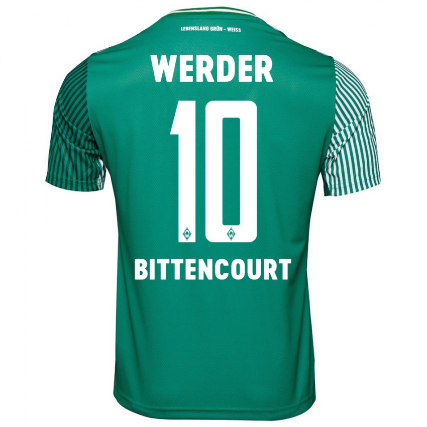 Herren Leonardo Bittencourt #10 Grün Heimtrikot Trikot 2023/24 T-Shirt Österreich