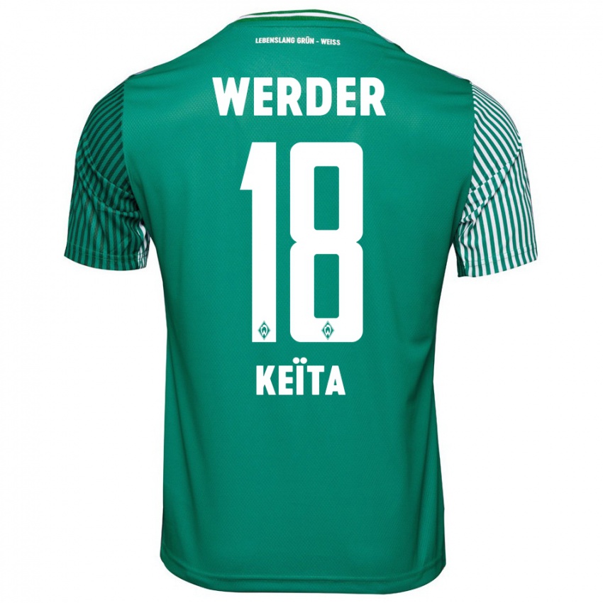 Herren Naby Keïta #18 Grün Heimtrikot Trikot 2023/24 T-Shirt Österreich