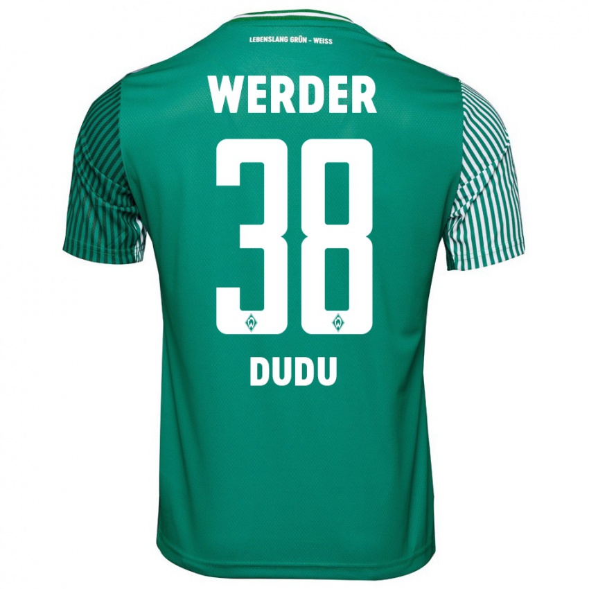 Herren Dudu #38 Grün Heimtrikot Trikot 2023/24 T-Shirt Österreich