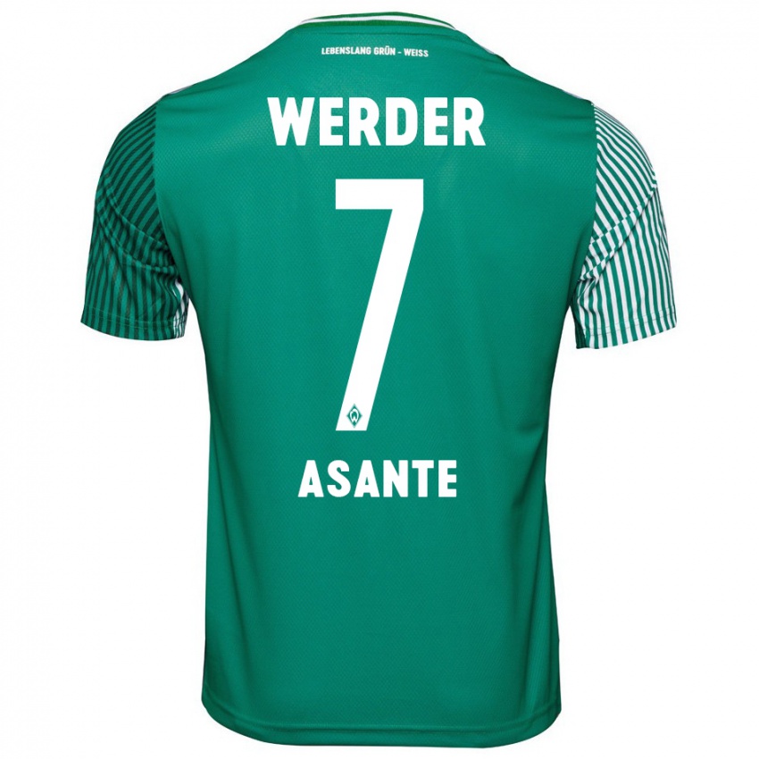 Herren Davis Asante #7 Grün Heimtrikot Trikot 2023/24 T-Shirt Österreich