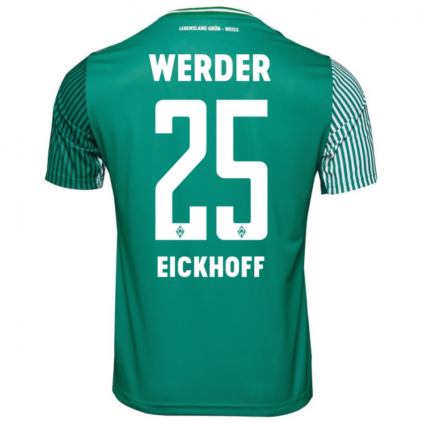 Herren Mika Eickhoff #25 Grün Heimtrikot Trikot 2023/24 T-Shirt Österreich