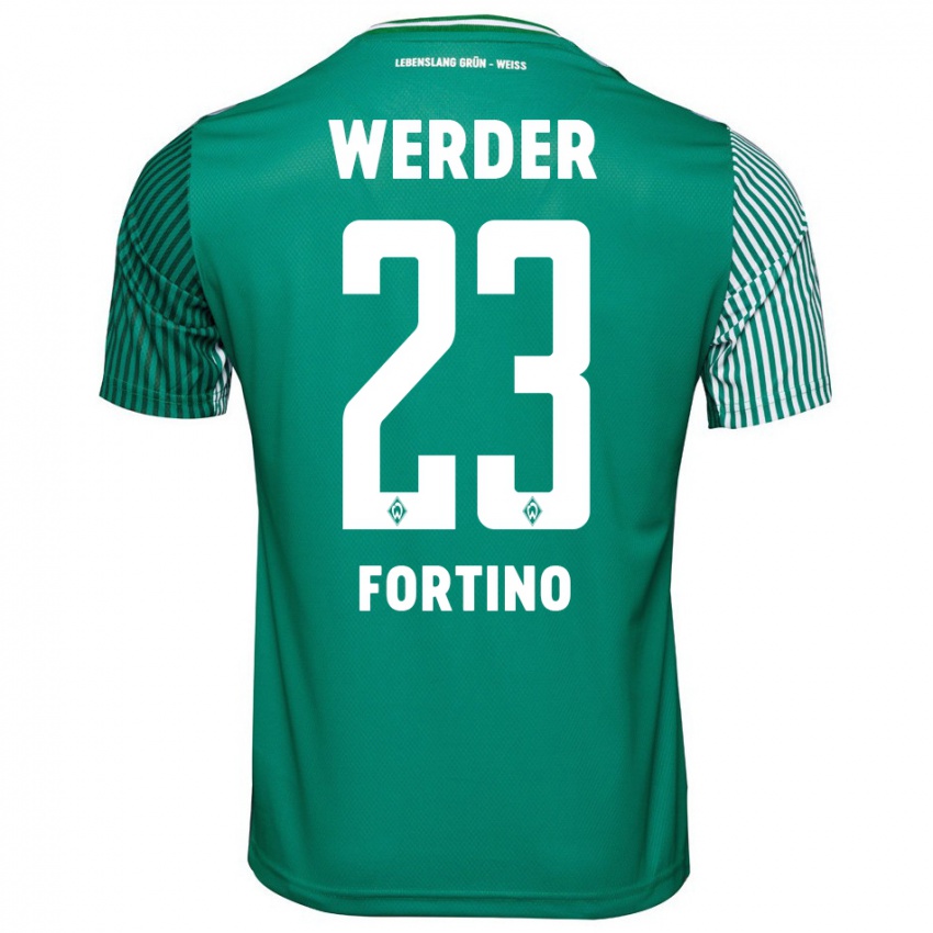 Herren Pierro Miguel Fortino #23 Grün Heimtrikot Trikot 2023/24 T-Shirt Österreich