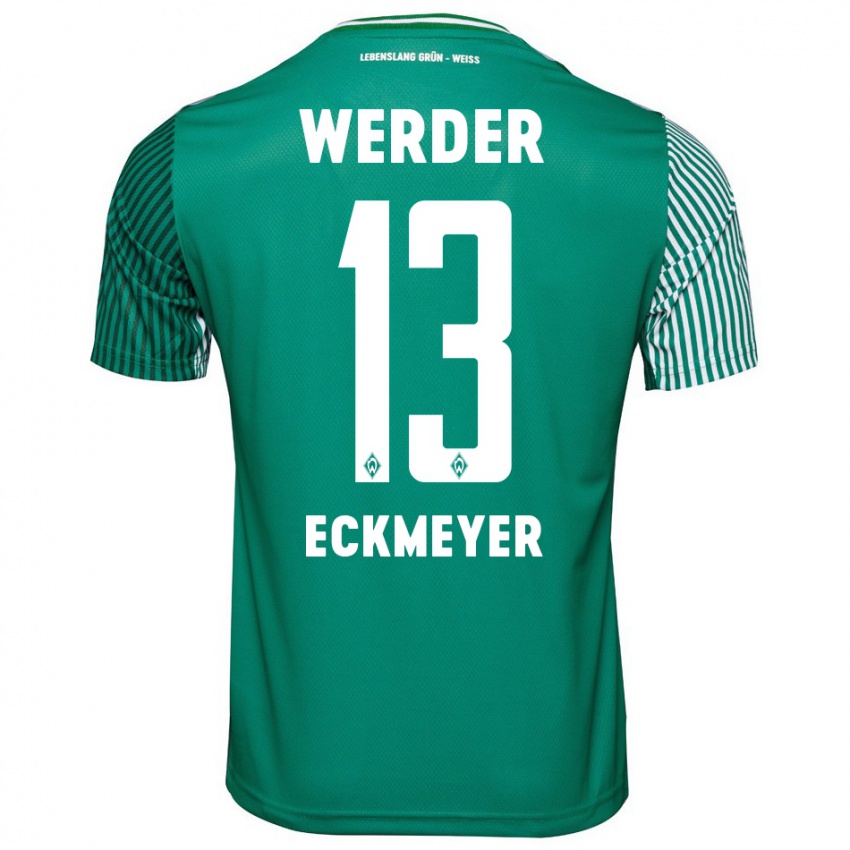 Herren Tjark Eckmeyer #13 Grün Heimtrikot Trikot 2023/24 T-Shirt Österreich